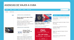 Desktop Screenshot of agenciasdeviajesacuba.com